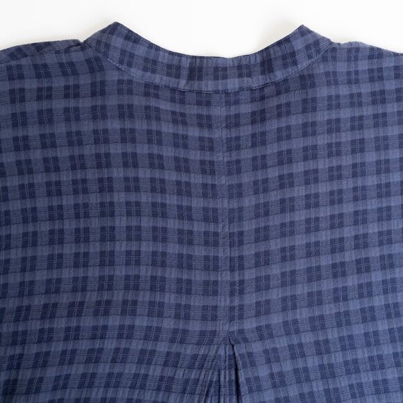 Anthropologie Cloth & Stone Short-Sleeve Pullover Blouse Top Blue NEW - Picture 10 of 14
